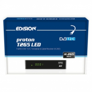 Edision Proton T265 LED DVB-T2 FTA decoder