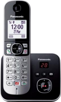 Panasonic KX-TG6863 DECT-telefoon met antwoordapparaat- Zwart, Zilver- 3 handsets